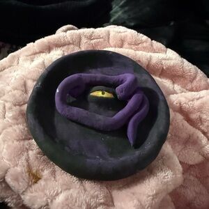 Purple and Black Reptile Decor